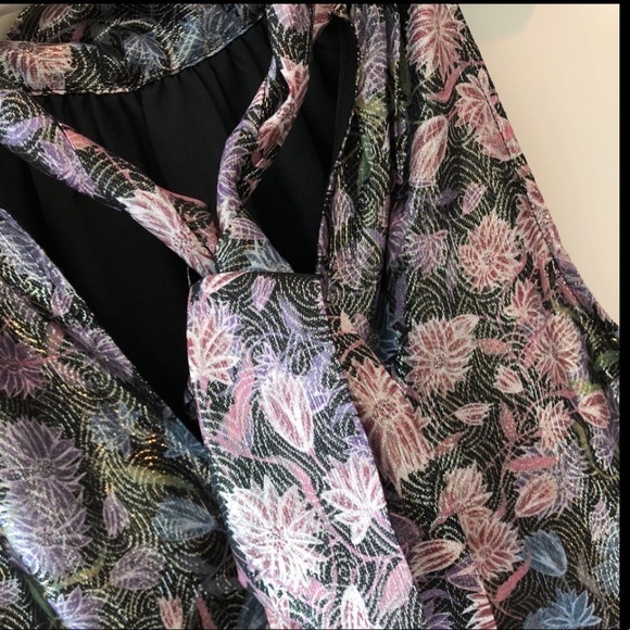 Collection J. Crew Shimmering Floral Printed Top - Picture 8 of 16